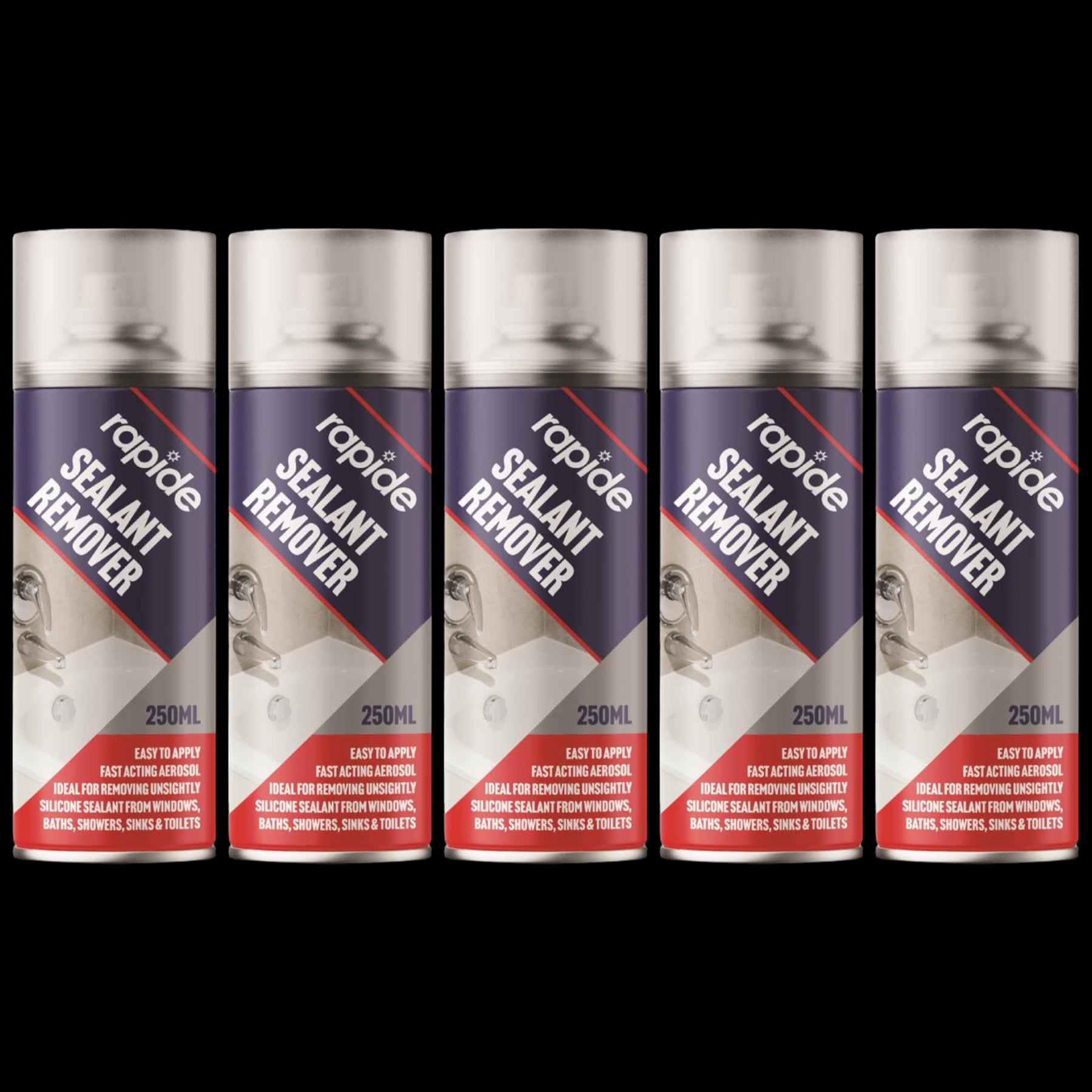5X Silicone Sealant Remover Spray 250ml Sealant