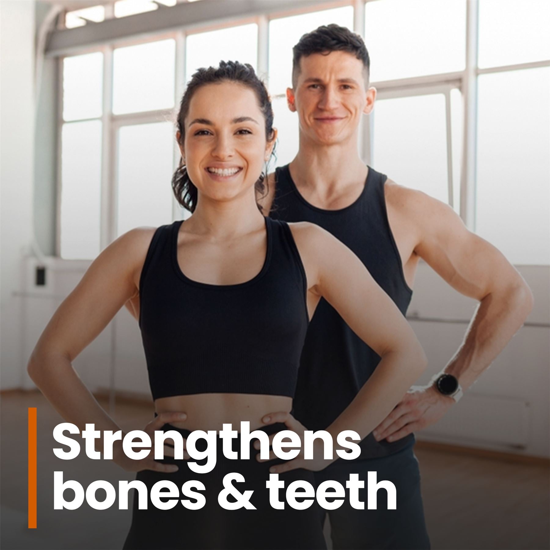 Red Label Health zinc citrate 50mg tablets for strong bones and teeth, ideal for active individuals
