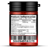 Red Label Health Vitamin B12 1000mcg tablets bottle with 365 tablets for daily energy support