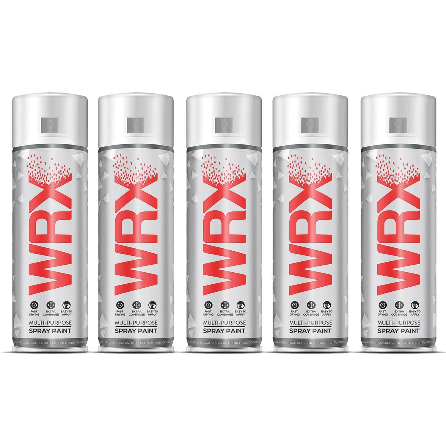 5X WRX Black Grey Spray Paints 400ml Technical Spray