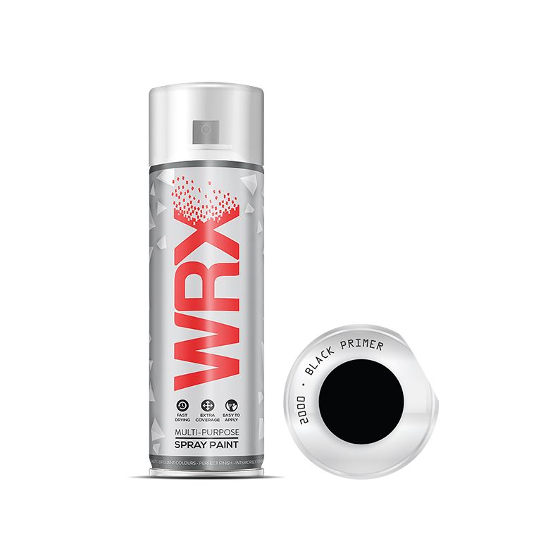 12X WRX Black Surface Primer Spray Paints 400ml Technical Spray