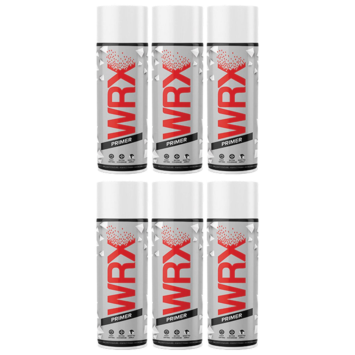 6X WRX Clear Surface Primer Spray Paints 400ml Technical Spray