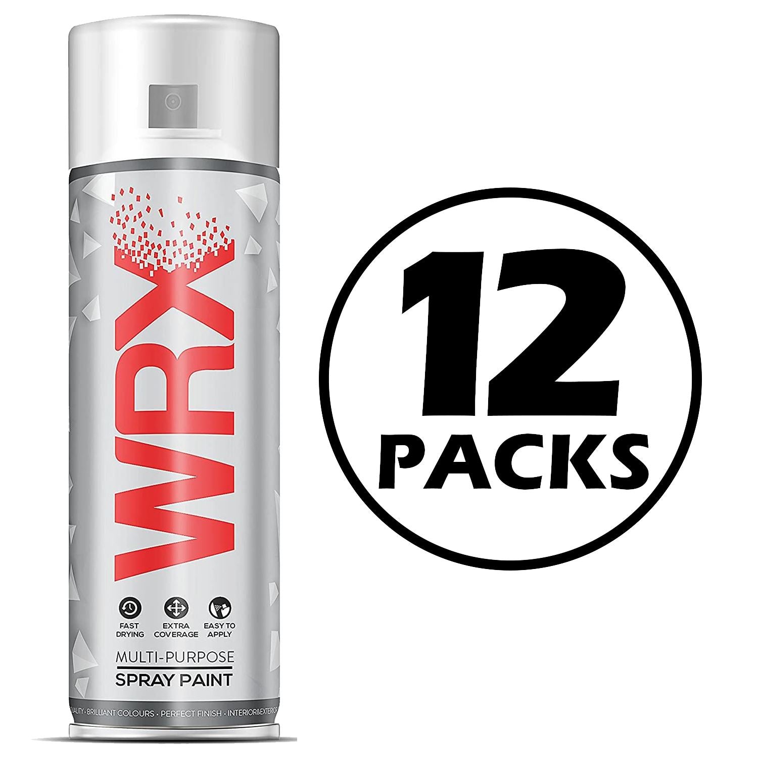 12X WRX Flat Dark Blue Spray Paint 400ml Spray Paint