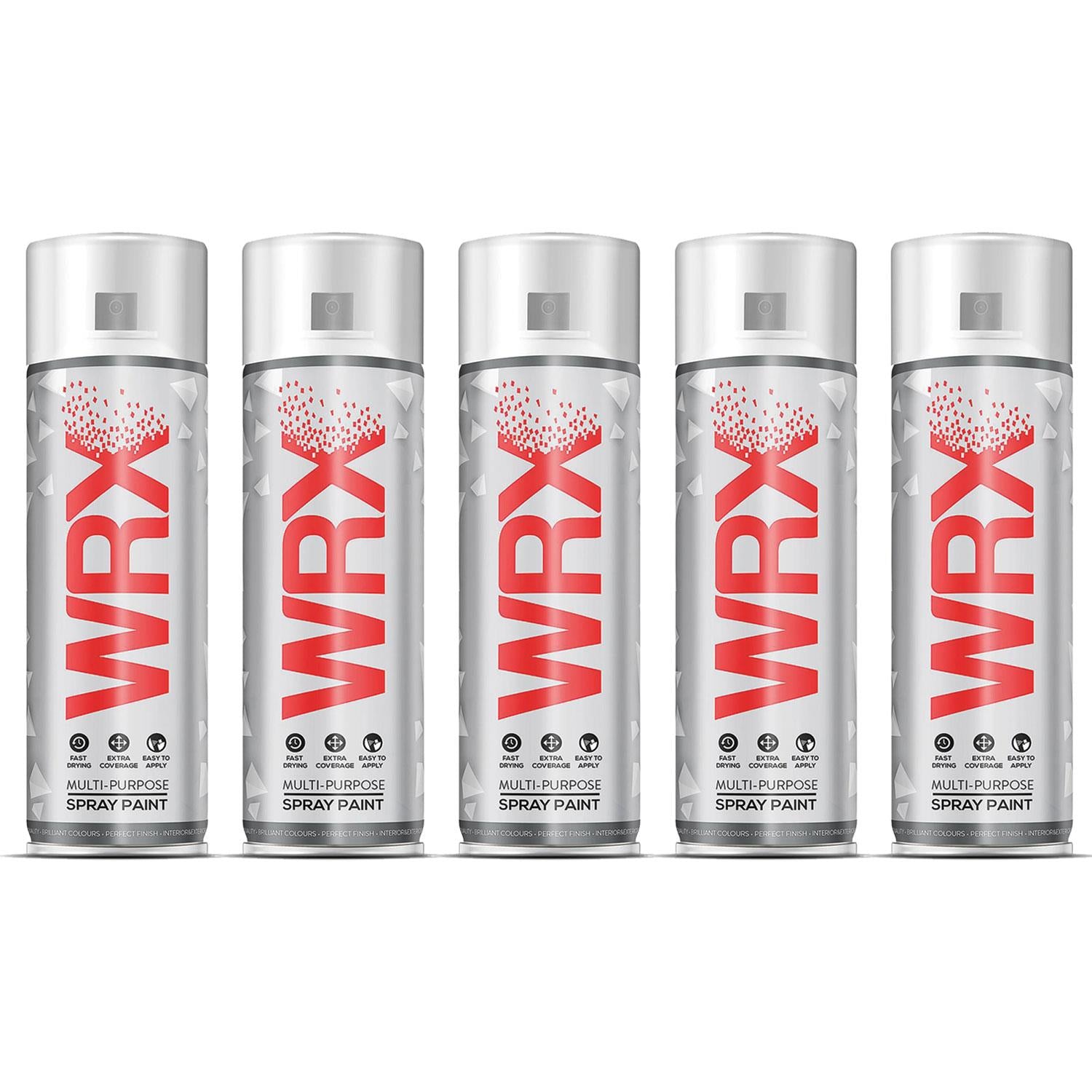 5X WRX Gun Metal Grey Spray Paints 400ml Technical Spray