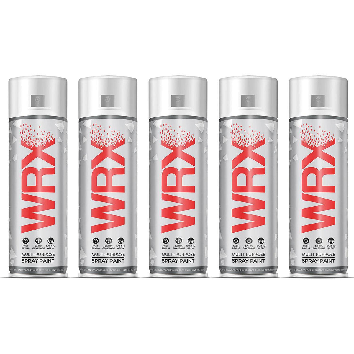 5X WRX Gun Metal Grey Spray Paints 400ml Technical Spray
