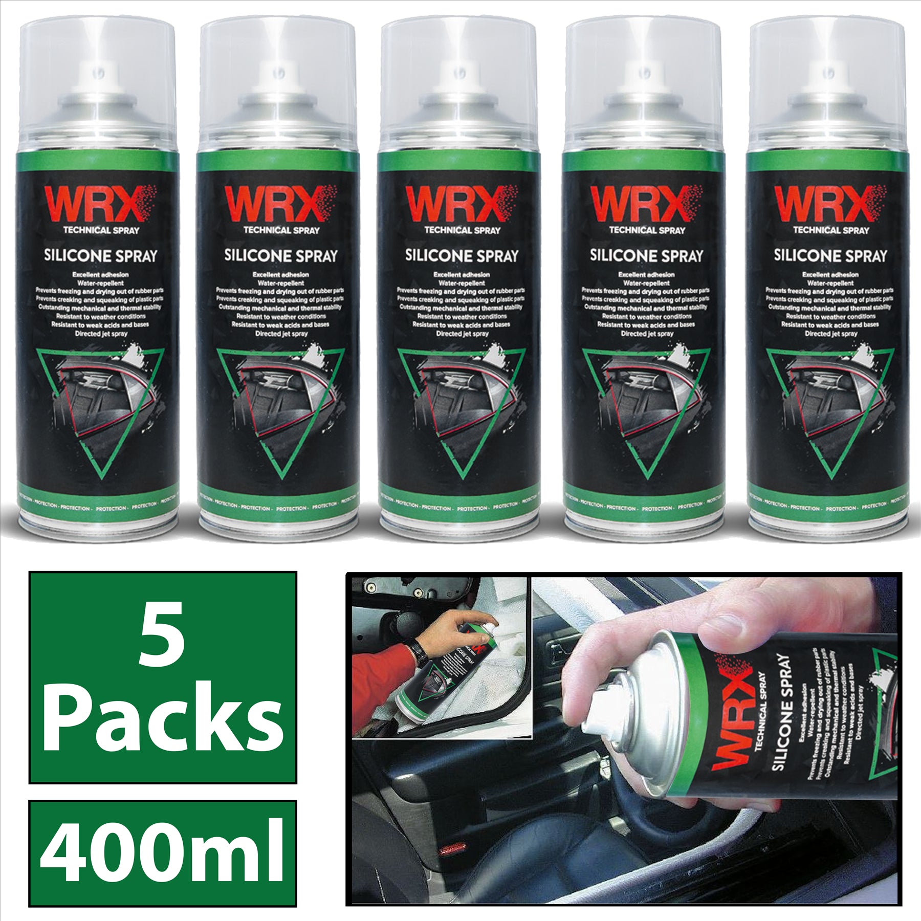 5X WRX Silicone Spray 400ml Technical Spray