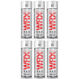 6X WRX Traffic Black Spray Paints 400ml Technical Spray