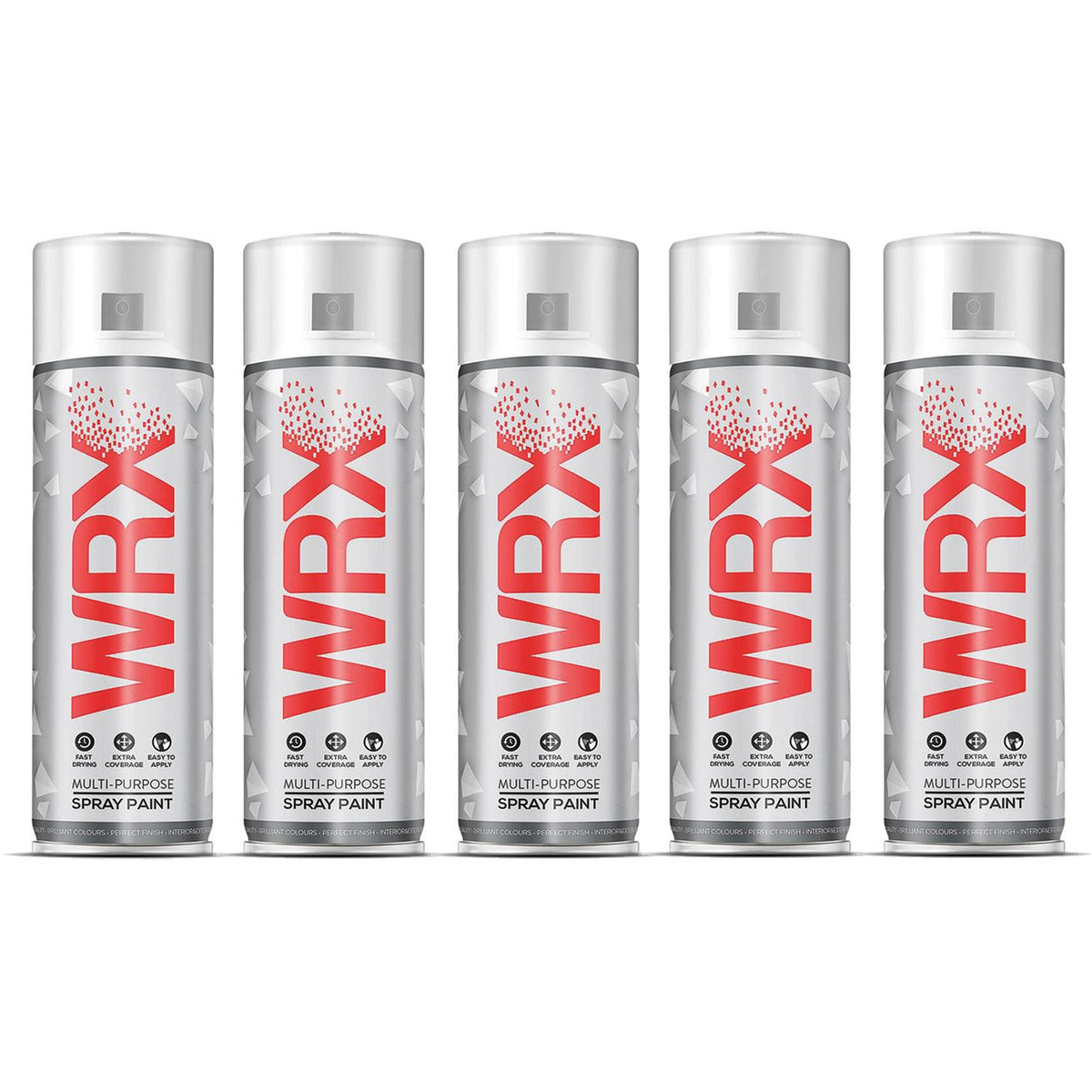 5X WRX Traffic Red Spray Paints 400ml Technical Spray