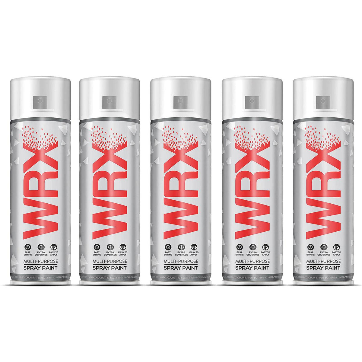 5X WRX Traffic White Spray Paints 400ml Technical Spray