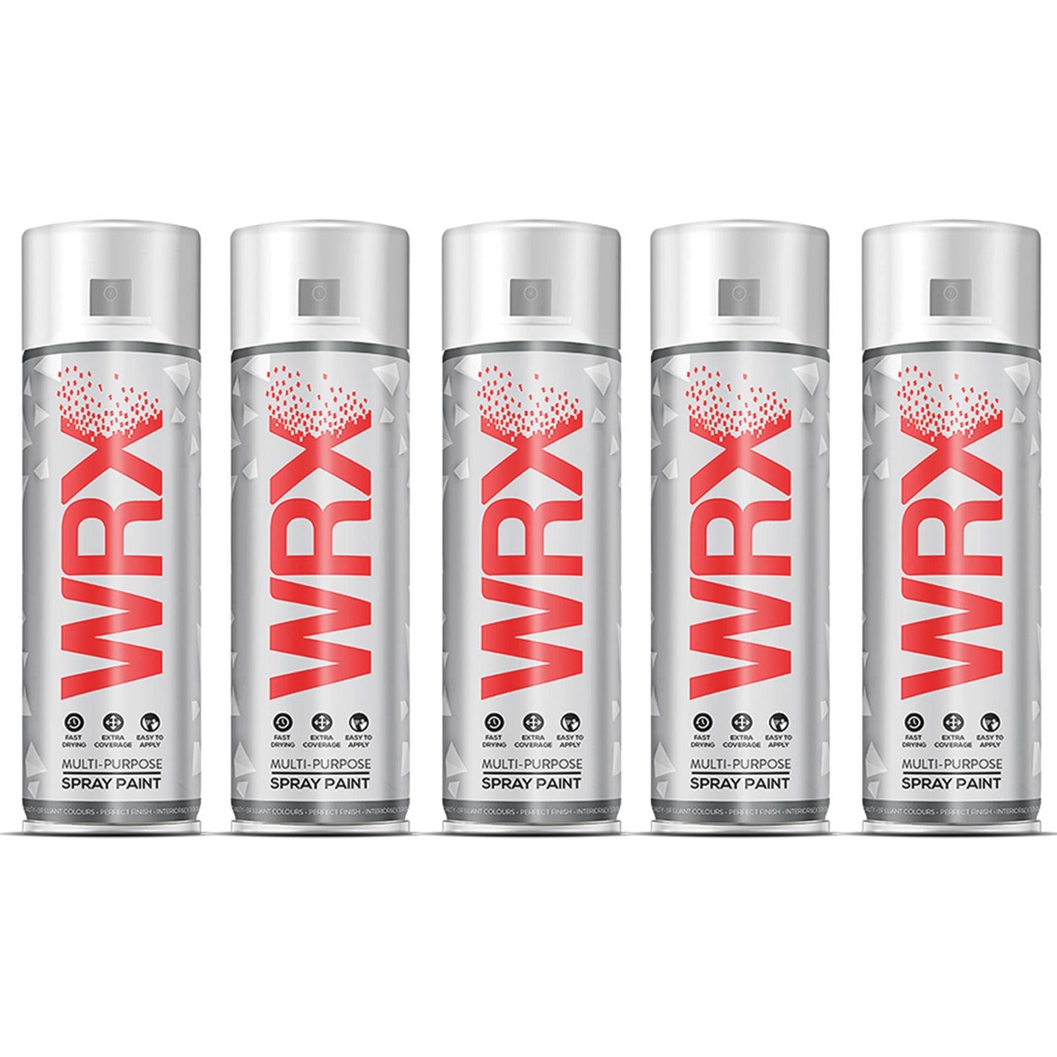 5X WRX White Surface Primer Spray Paints 400ml Technical Spray